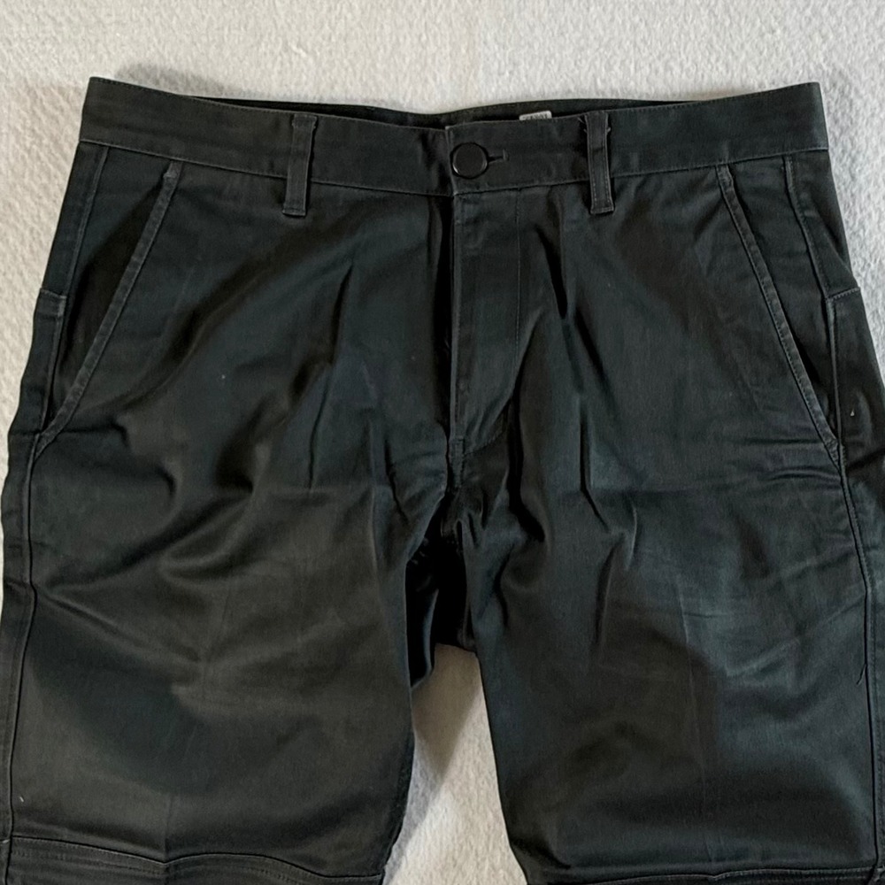 Theory Chino Pants Mens 30x27 Articulated Knee Stretch Cotton Black